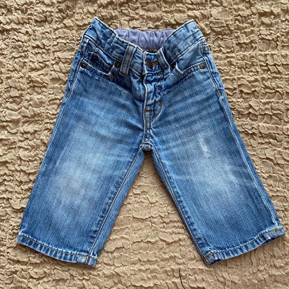 babyGap Size 6-12M Boys Blue Jeans - Picture 1 of 3
